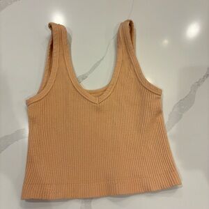Orange tank top, perfect for summer and spring!